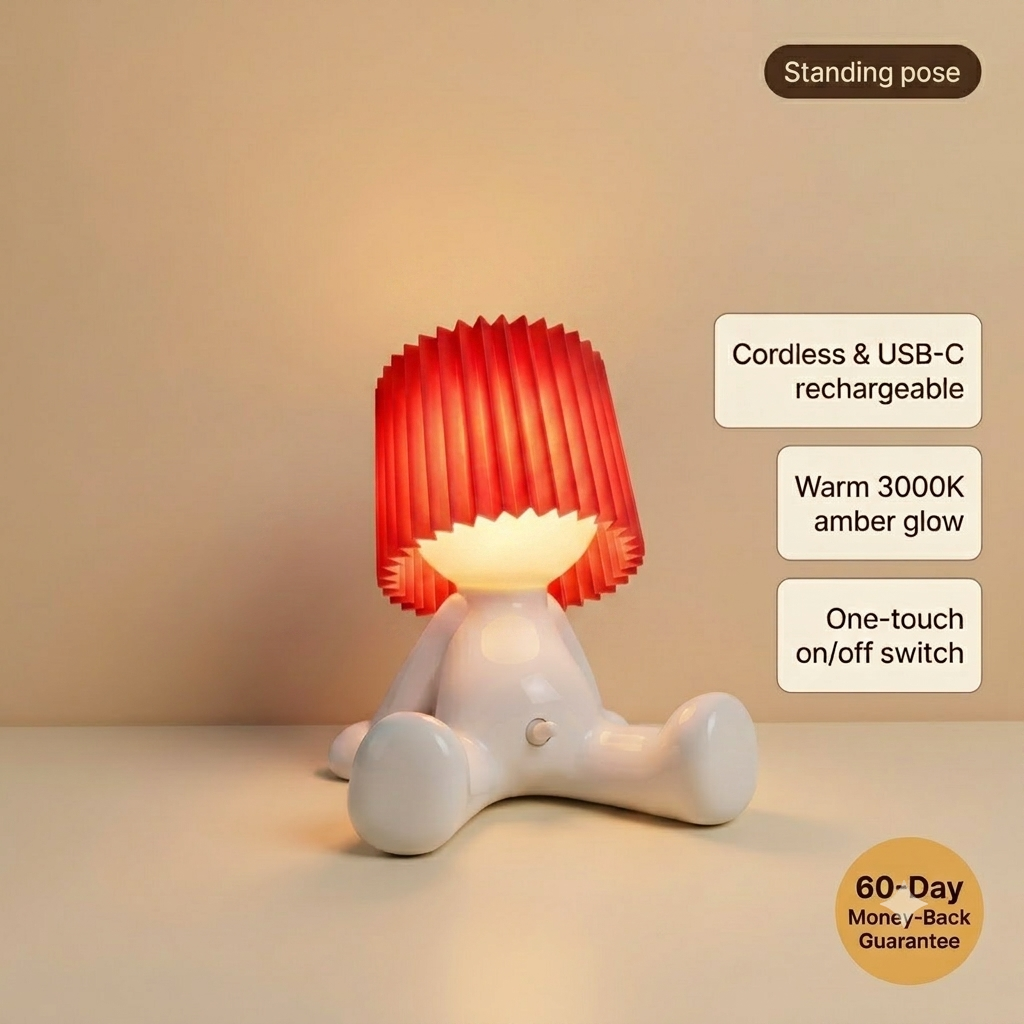 Glowen the Lamp — The Cordless Little Guy Who Sets the Mood