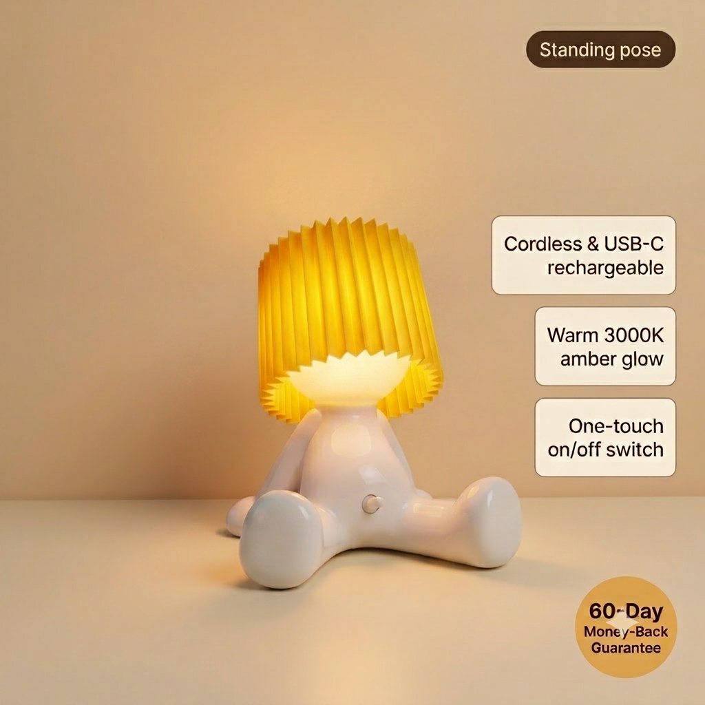 Glowen the Lamp — The Cordless Little Guy Who Sets the Mood