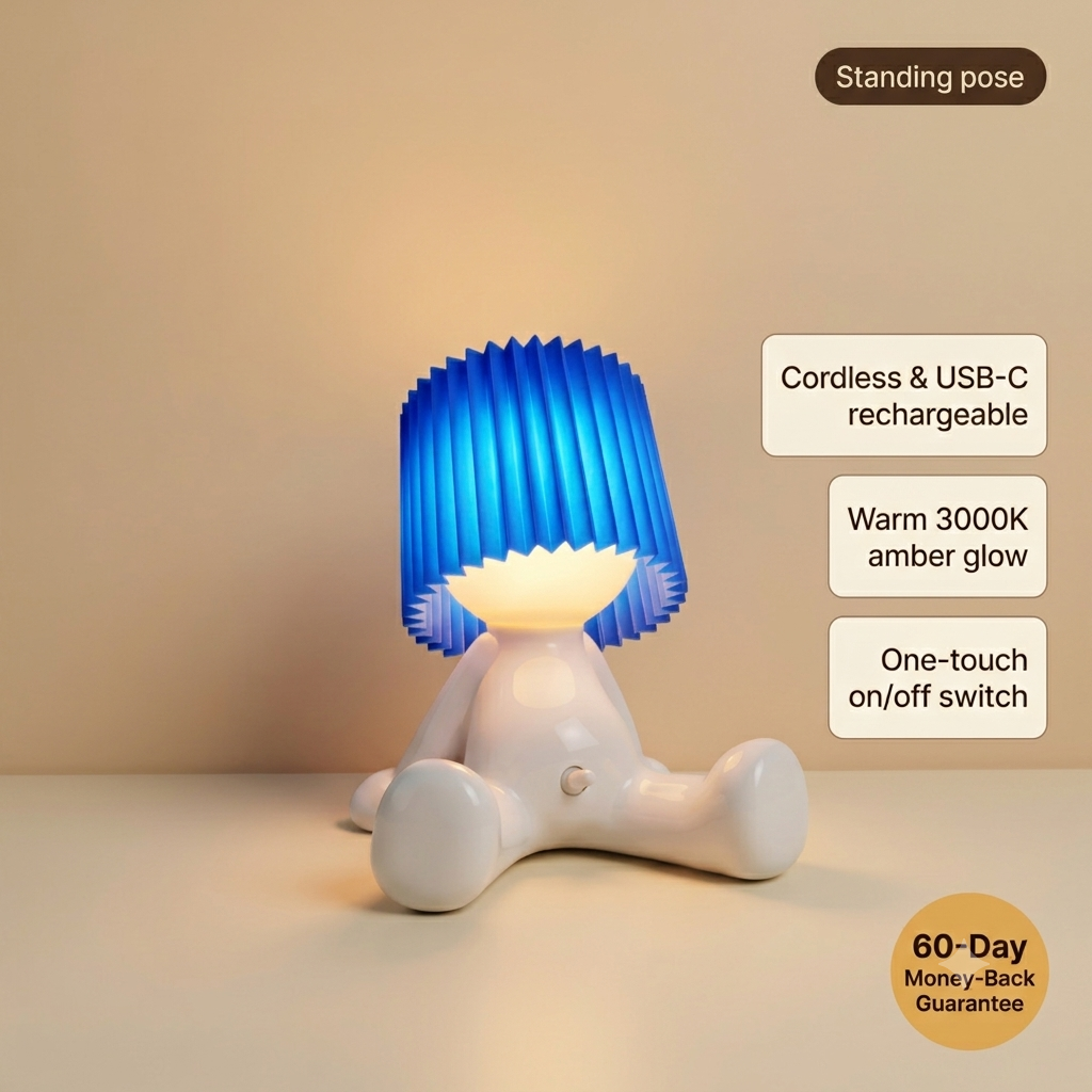 Glowen the Lamp — The Cordless Little Guy Who Sets the Mood