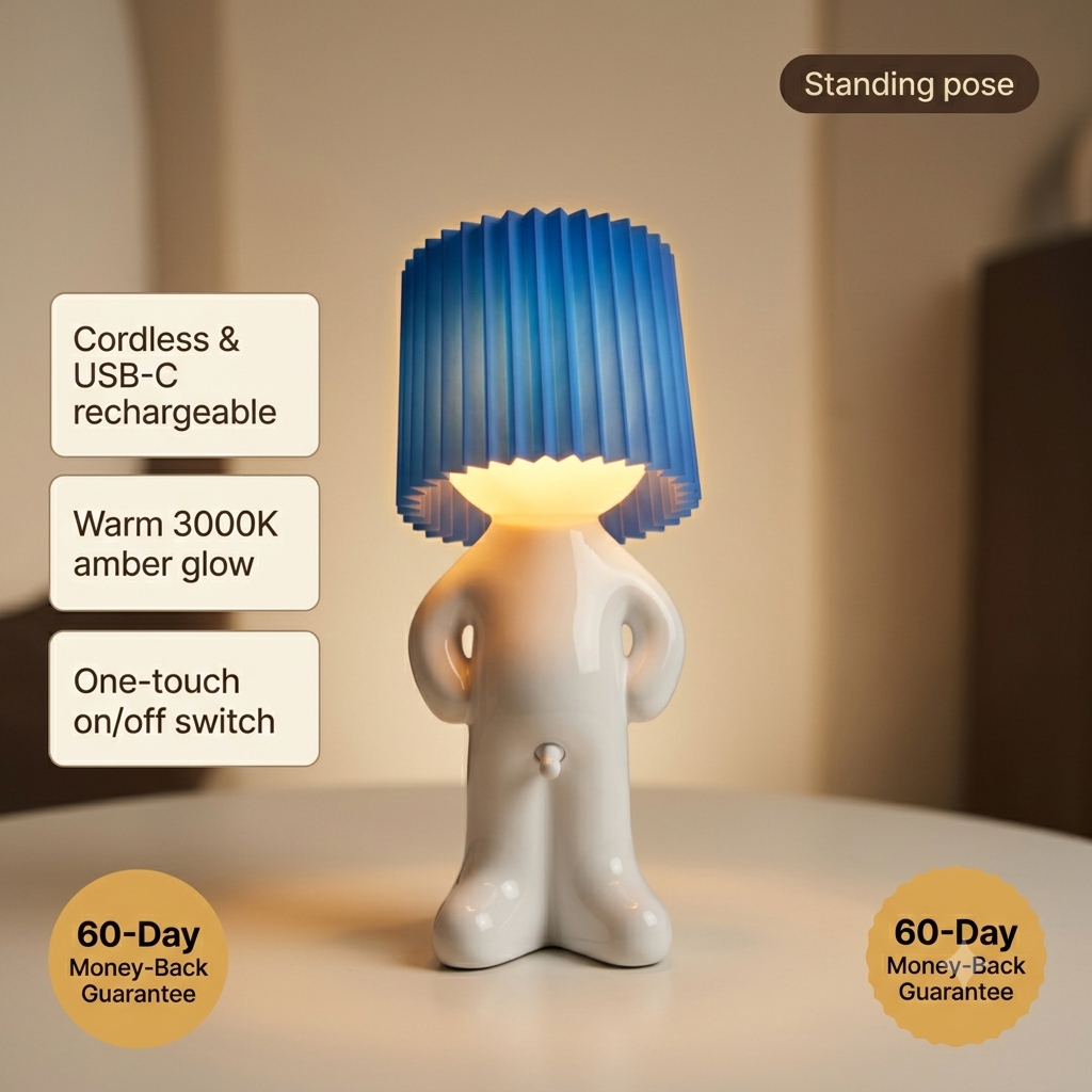 Glowen the Lamp — The Cordless Little Guy Who Sets the Mood
