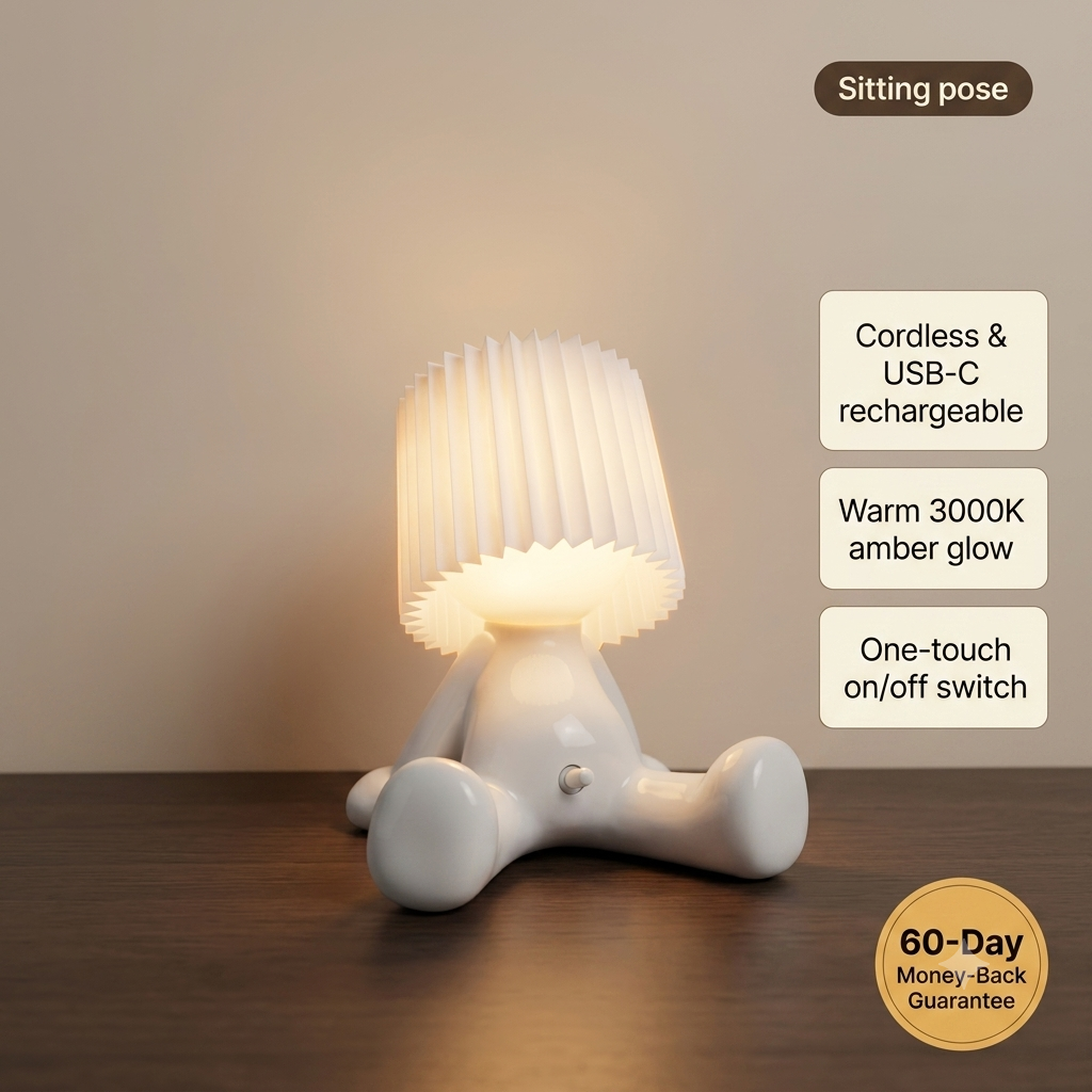 Glowen the Lamp — The Cordless Little Guy Who Sets the Mood