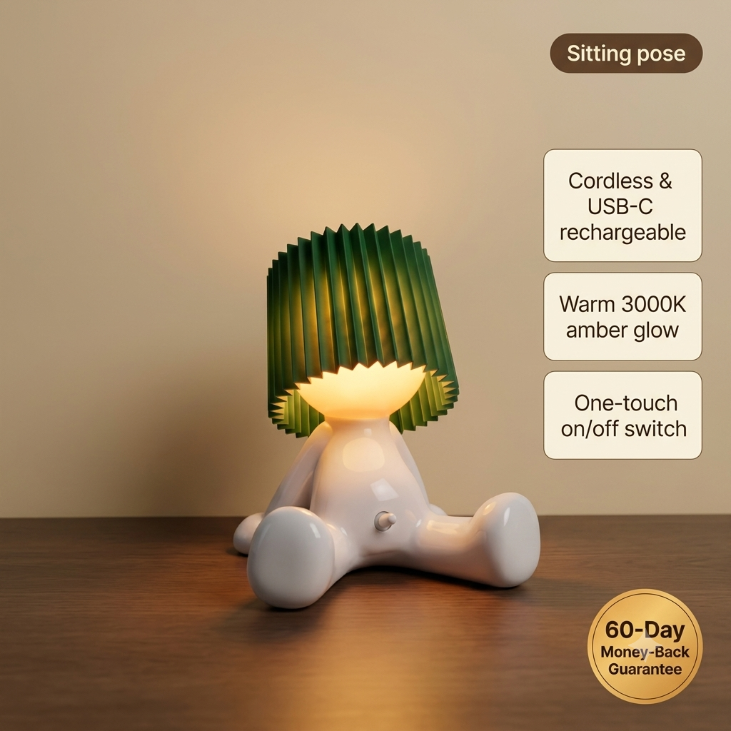 Glowen the Lamp — The Cordless Little Guy Who Sets the Mood